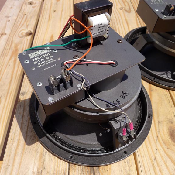 altec 617-8a speakers pdf